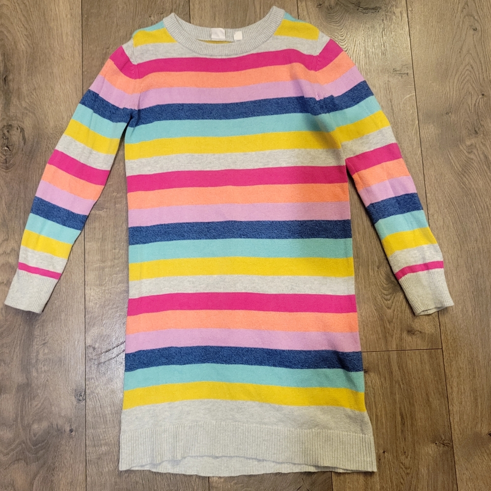 GAP Multicolor Striped Kids Dress
